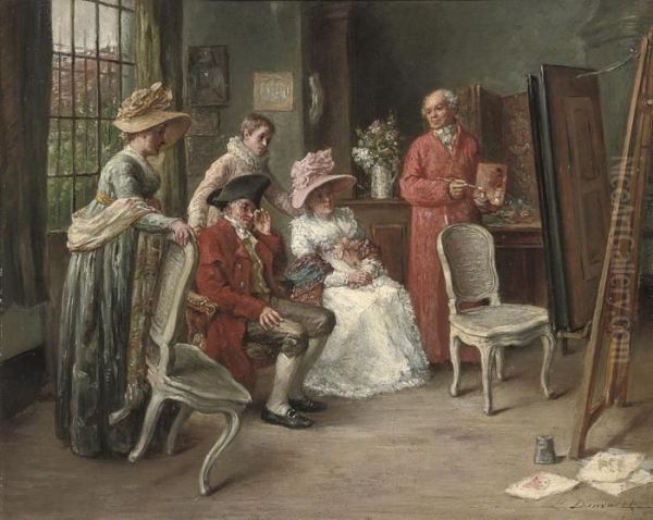 The Painting Lesson by Leon Danseart