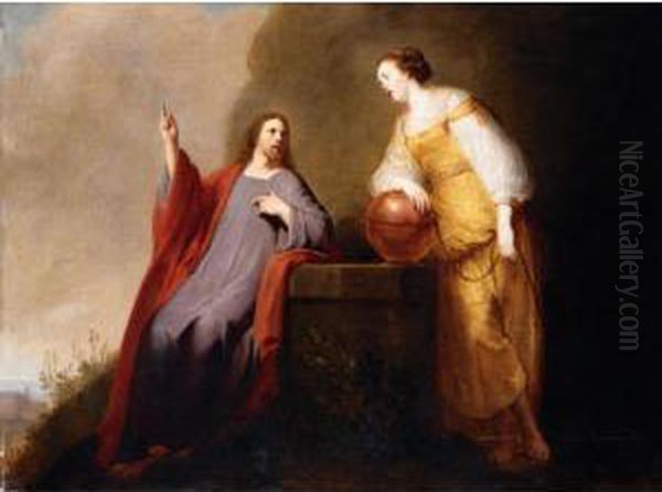 Christ And The Woman Of Samaria by Pieter de Grebber