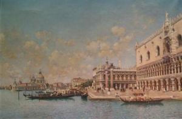 View Towards The Doge's Palace And Santa Maria Della Salute by Federico del Campo