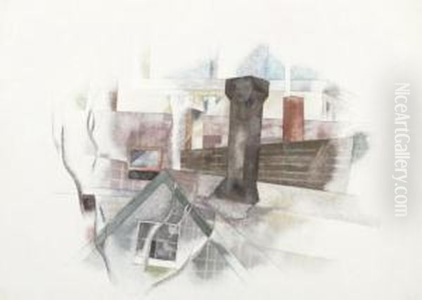 Rooftops, Provincetown by Charles Demuth