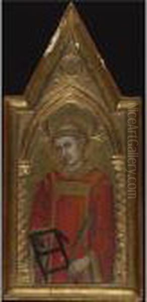 Saint Lawrence Oil Painting - Taddeo Di Bartolo