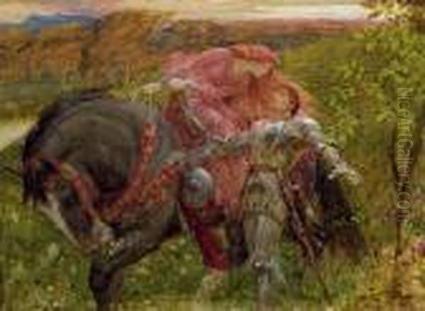 Study For 'la Belle Dame Sans Merci' by Dicksie Frank