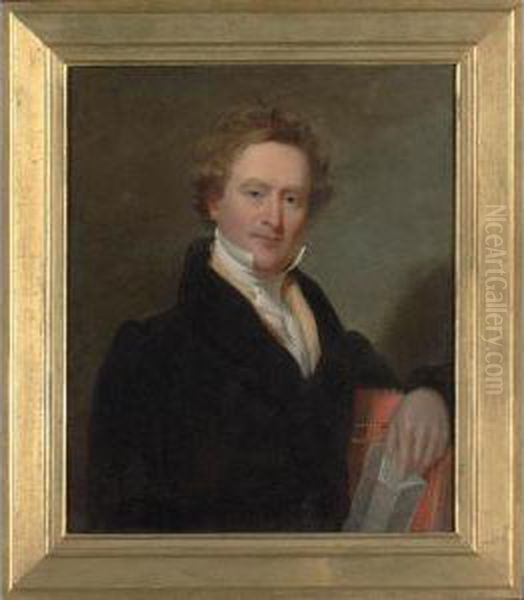 A Portrait Of Judge John Todd by Jacob Eichholtz