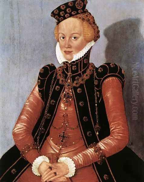 Portrait of a Woman by Lucas The Younger Cranach