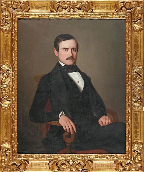 Retrato Masculino by Antonio Maria Esquivel Y Suarez De Urbina