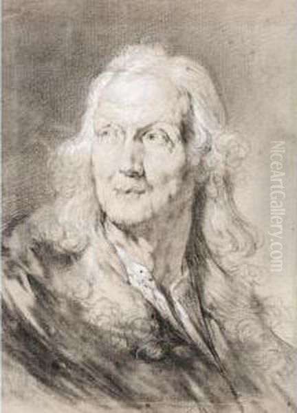 Portrait Of An Old Man, Looking To The Right by Giovanni Domenico Ferretti