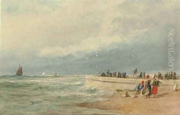 Dieppe Pier, France by David Cox