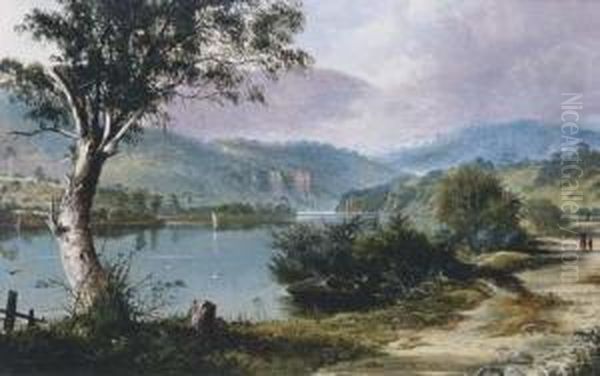 Tasmanian Landscape by H. Forrest