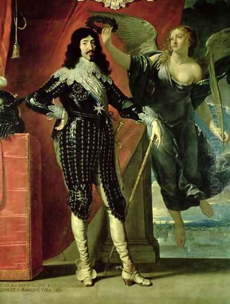 Louis XIII (1601-43) Crowned by Victory, 1635 by Philippe de Champaigne