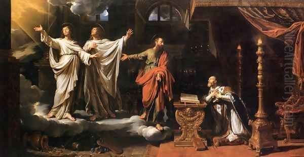 Sts Gervase abd Protase Appearing to St Ambrose by Philippe de Champaigne