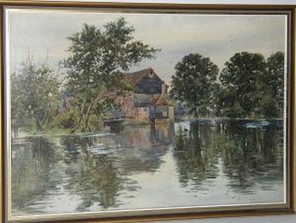 Houghton Mill, Cambs; Ferryboat Inn, Holywell, Cambs by Robert Winter Fraser