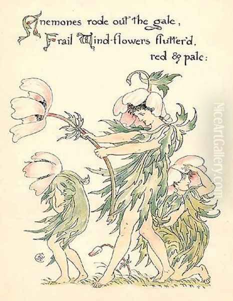 Anemones by Walter Crane