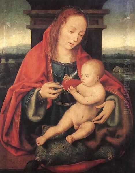 Virgin and Child by Joos Van Cleve