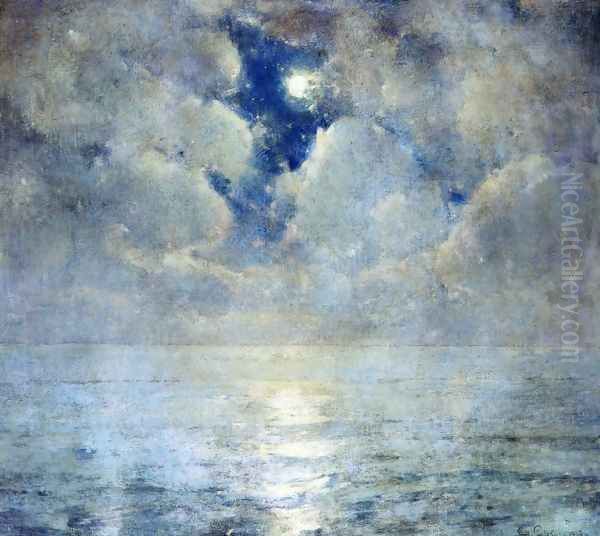 Moonlight Scene by Emil Carlsen