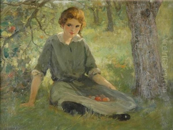 In The Orchard by Charles Paul Gruppe