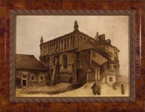 The Oldsynagogue In Krakow by Jan Kanty Gumowski