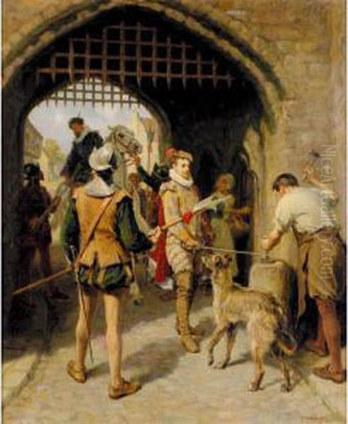 The City Gate by Ralph Hedley