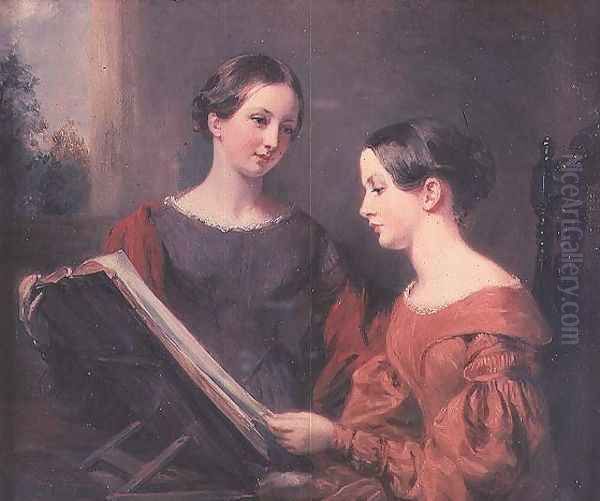 The Sisters, 1839 by Margaret Sarah Carpenter