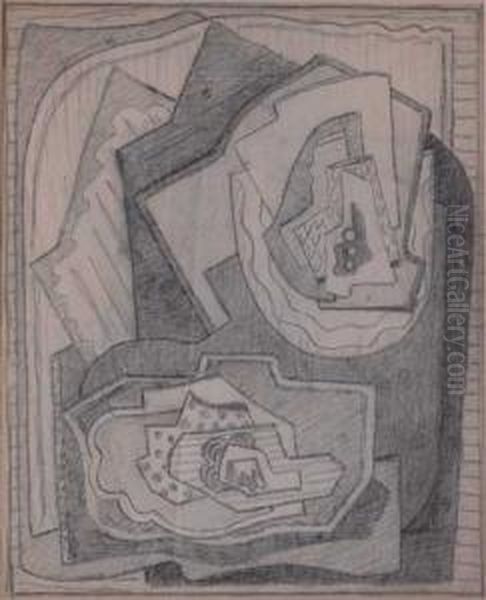 Two Voice Abstract, Circa 1924 by Mainie Harriet Jellett