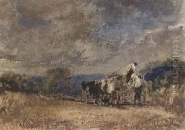 Collecting The Hay by John Keeley