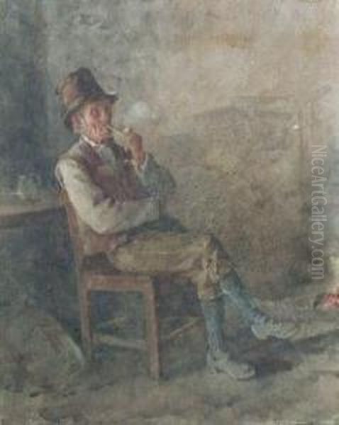 The Pipe-smoker by Henry Wright Kerr