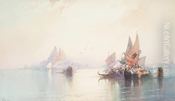 On The Lagoon, Venice by William Knox