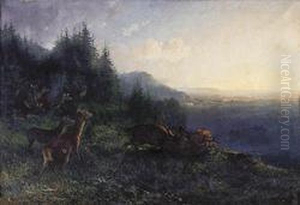 The Rutting Season by Christian Johann Kroner