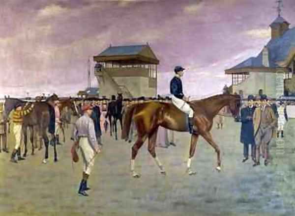 The Owners Enclosure Newmarket by Isaac Cullen