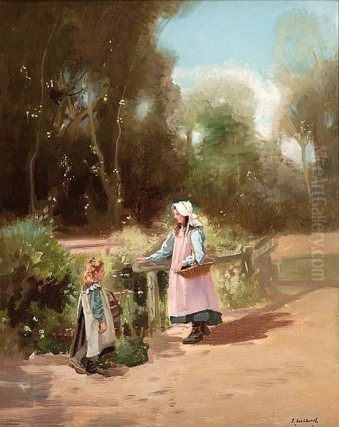 Picking Flowers by John Lochhead