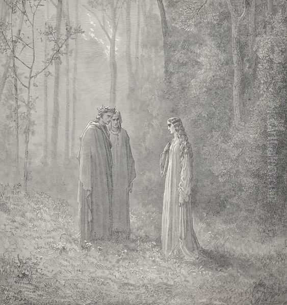 I once was Pia (Canto V., line 143) by Gustave Dore