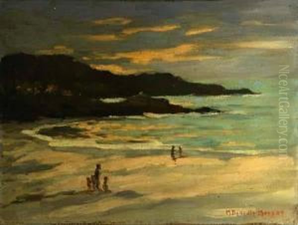 Sunset - Carmel Beach by Mary Deneale Morgan