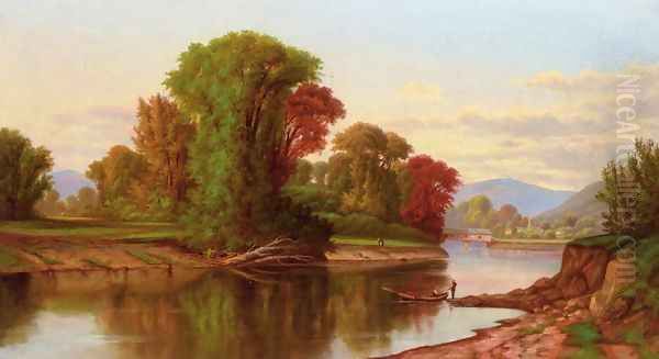 River Scene by Robert Scott Duncanson