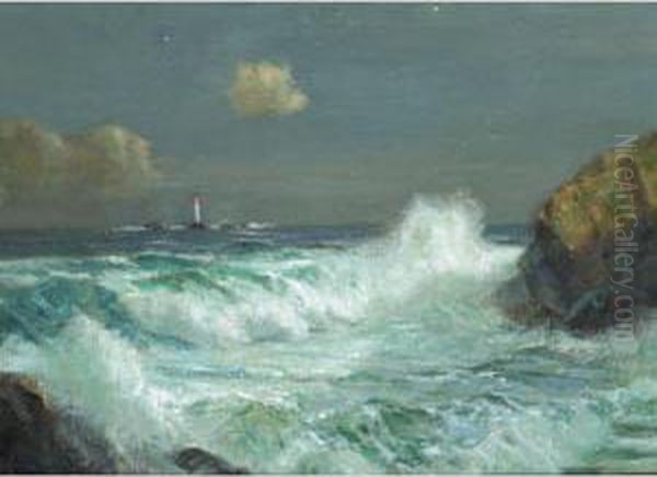 Surging Waves by Julius Olsson