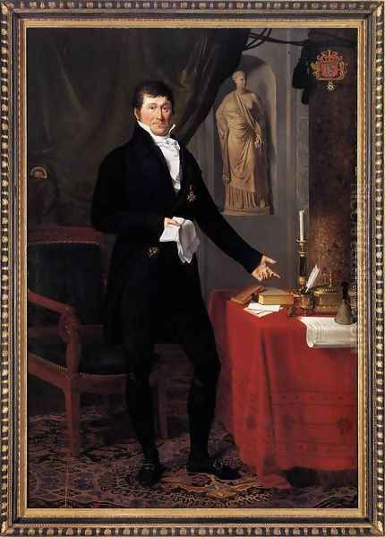 Baron Charles-Louis de Keverberg de Kessel 1818 by Joseph-Francois Ducq