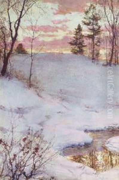 Winter Sunset by Walter Launt Palmer