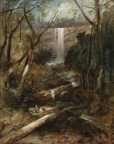 Willoughby Falls, New South Wales by John Skinner Prout