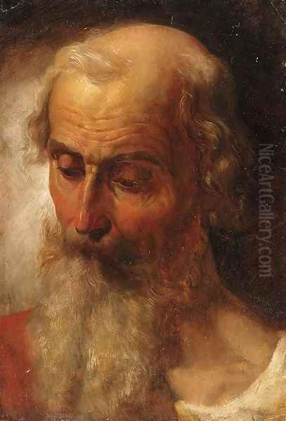 Head of a bearded old man by Gabriel Francois Doyen