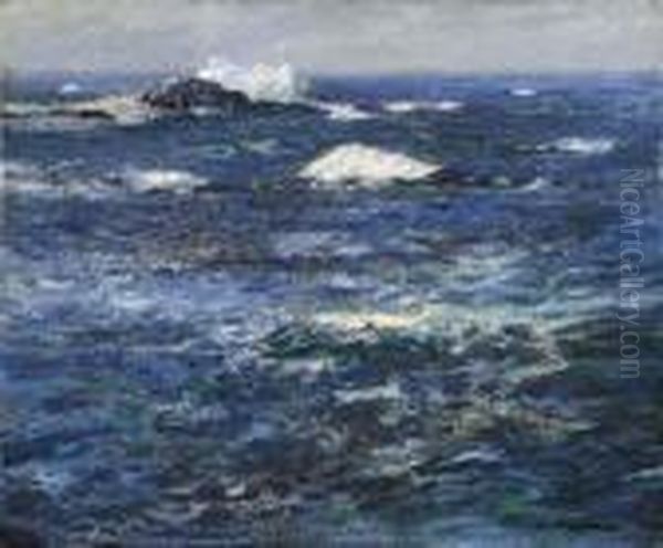 The Opal Sea, California Oil Painting - William Frederick Ritschel