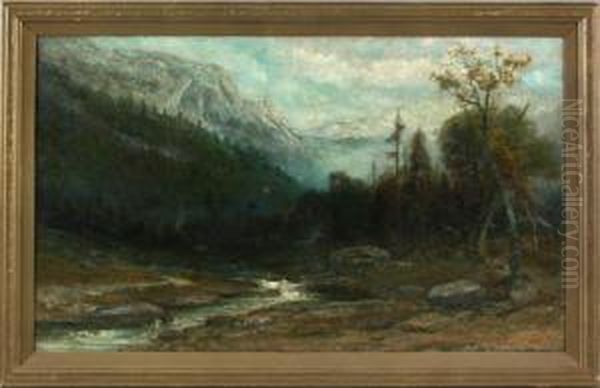 Landscape With Mountains by Christopher H. Shearer