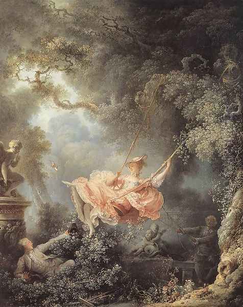 The Swing 1767 by Jean-Honore Fragonard