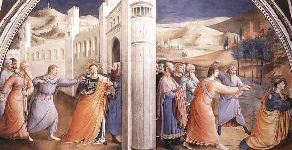 Scenes from the Life of St Stephen by Angelico Fra