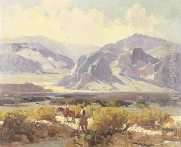 Riders In A Valley by Jack Wilkinson Smith