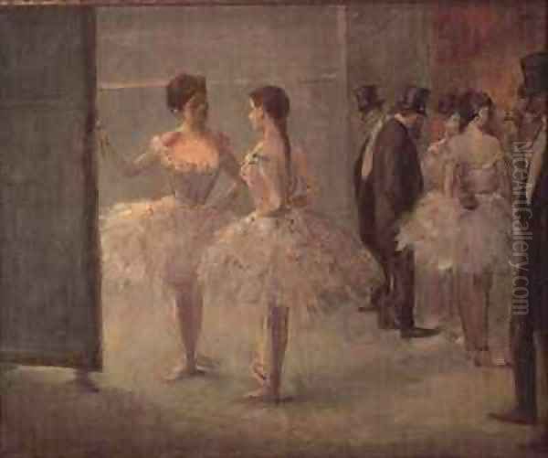 Dancers in the Wings at the Opera by Jean-Louis Forain