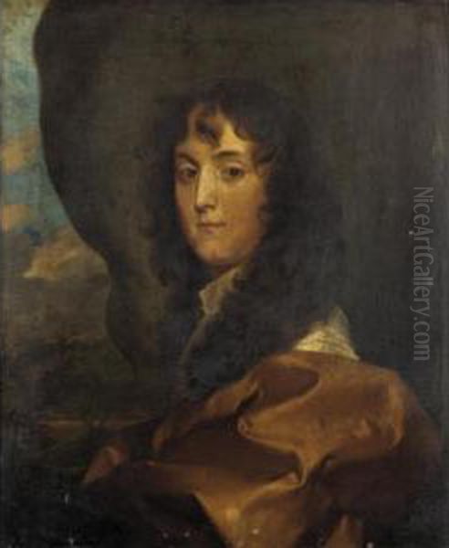 Portrait Of Sir Thomas Leigh (born 1639) by Gerard Soest