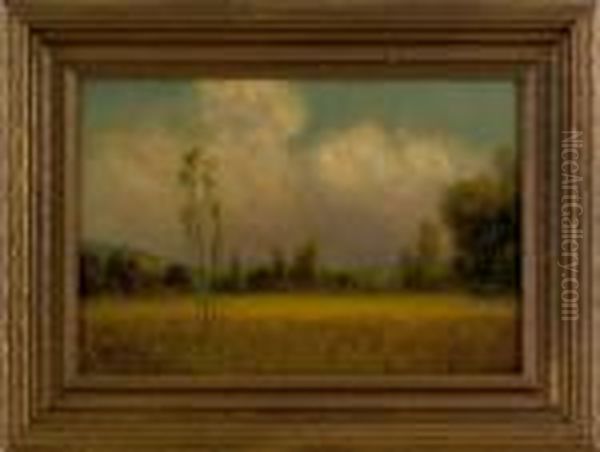 The Golden Grain Near Chico, California by James Everett Stuart