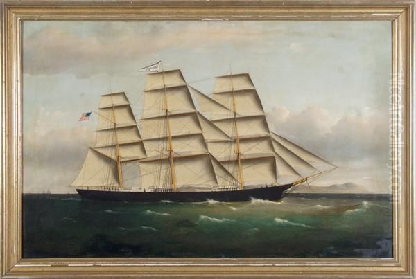 Three Masted Ship 'centennial' by William Pierce Stubbs