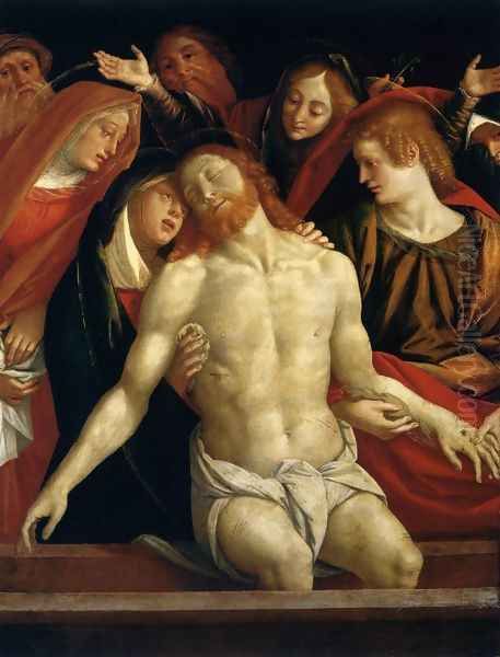 Lamentation of Christ 1527-29 by Gaudenzio Ferrari