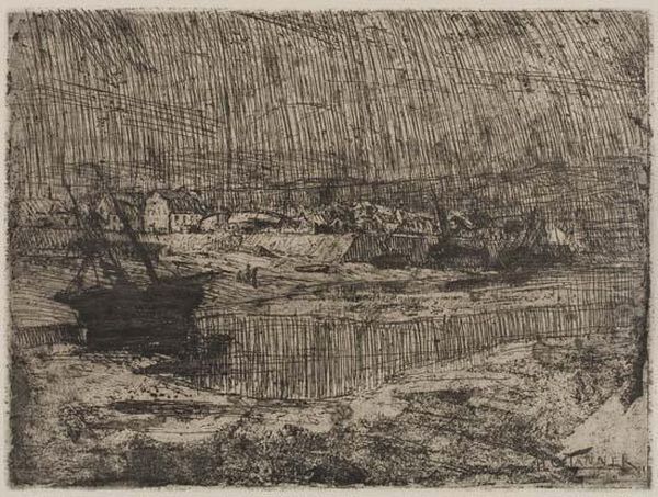 Fishing Boats At Shore, Brittany by Henry Ossawa Tanner