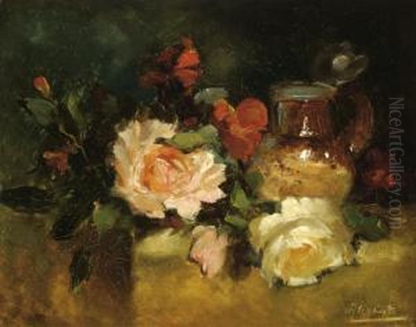 Still Life With Roses by Pieter Ten Cate