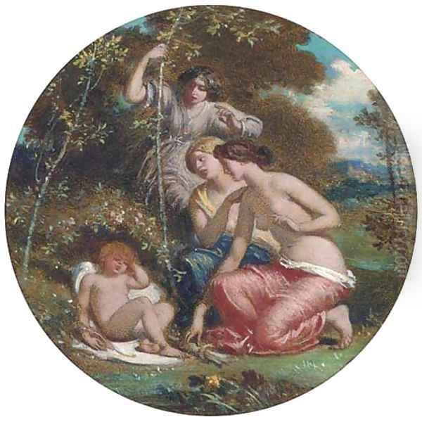 Disarming Cupid by William Edward Frost